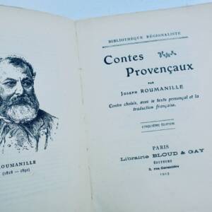 provence ROUMANILLE Contes Provençaux. Contes choisis, avec le texte