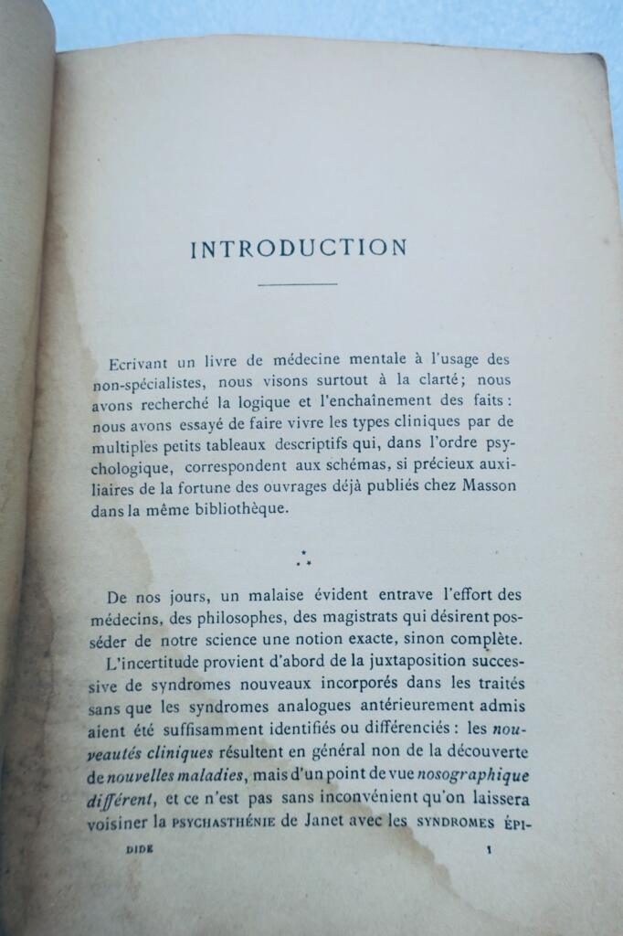 Psychiatrie du médecin praticien 1922