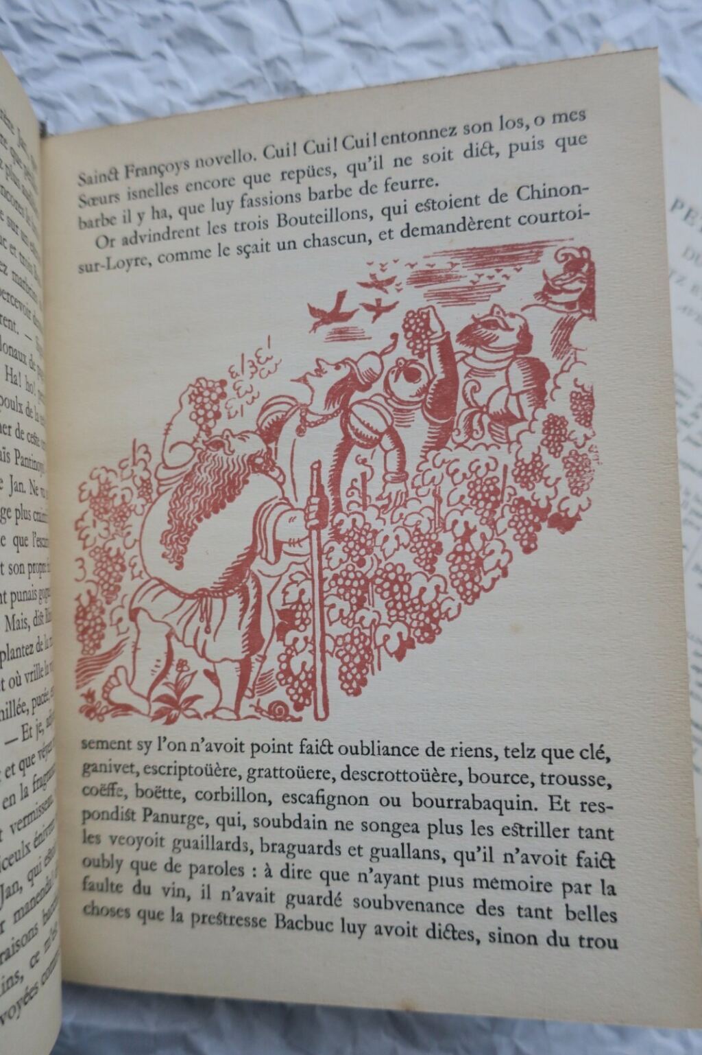 Rabelais Le sixiesme livre des haultz faitz et dictz de Pantagruel 1933