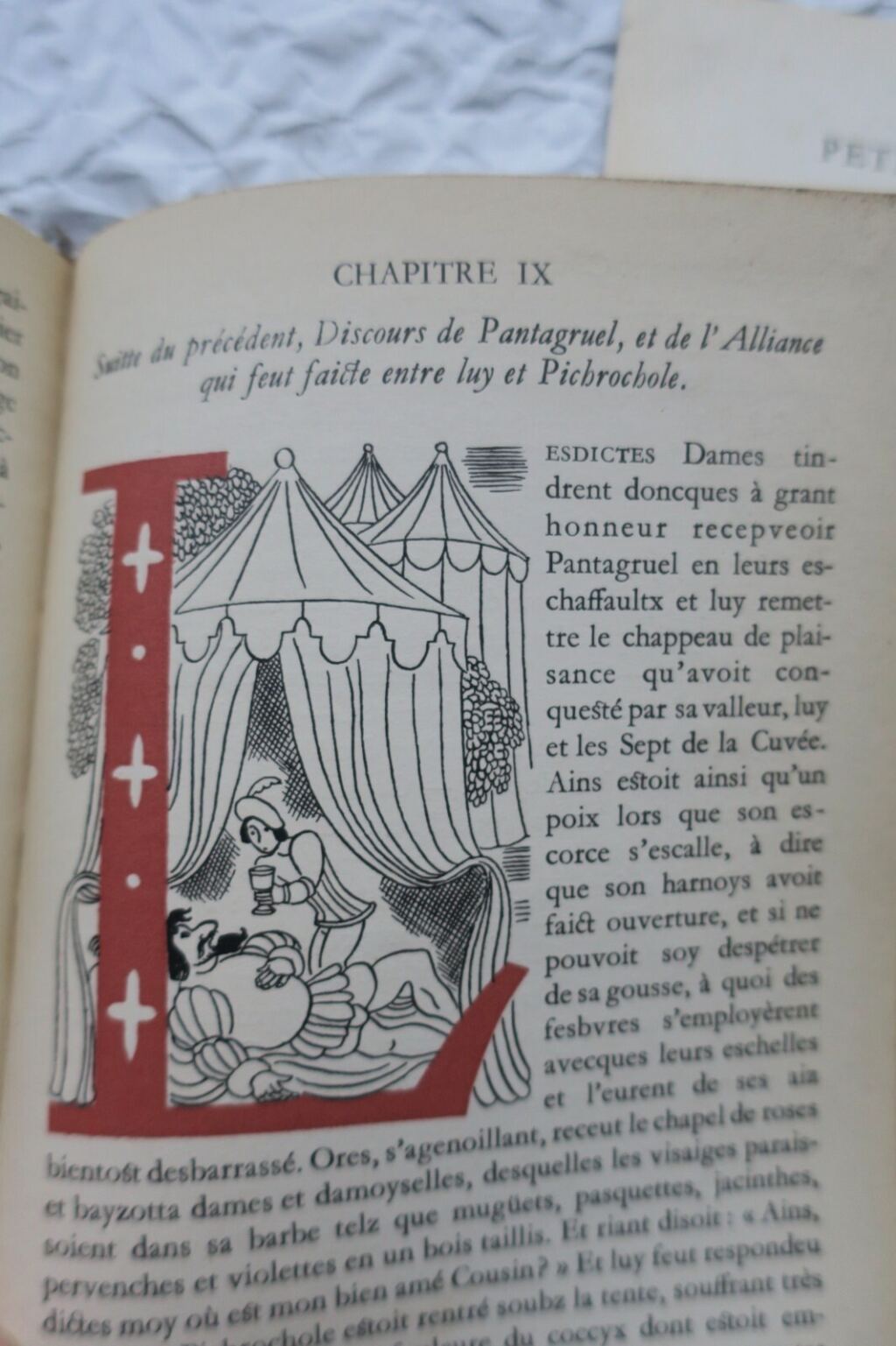 Rabelais Le sixiesme livre des haultz faitz et dictz de Pantagruel 1933