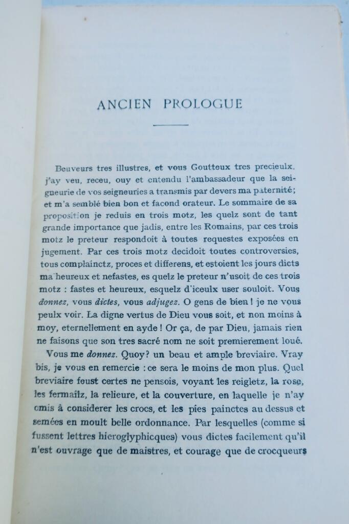 Rabelais, Oeuvres de Rabelais collationnées sur les éditions originales