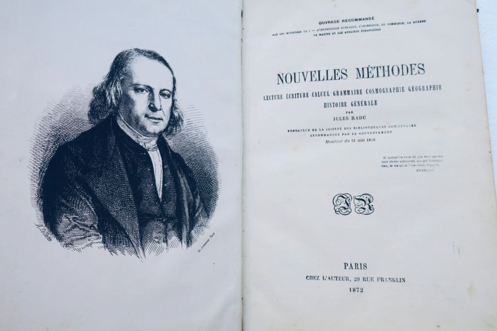 RADU Nouvelles Méthodes. Lecture, écriture, calcul, grammaire, cosmographie 1872