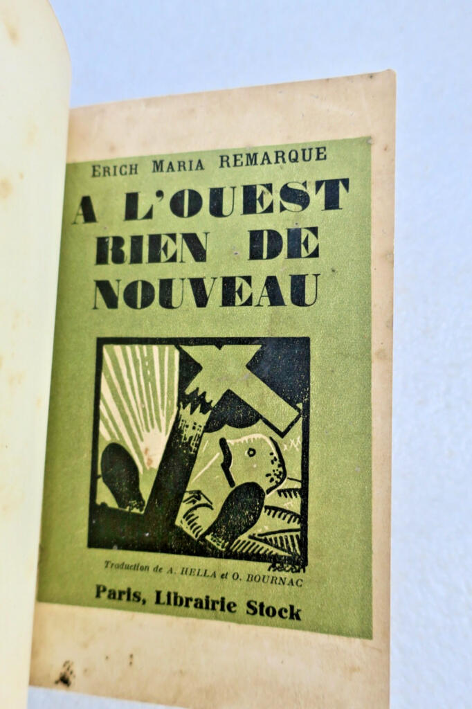 Erich Maria Remarque: Im Westen nichts Neues. 1931