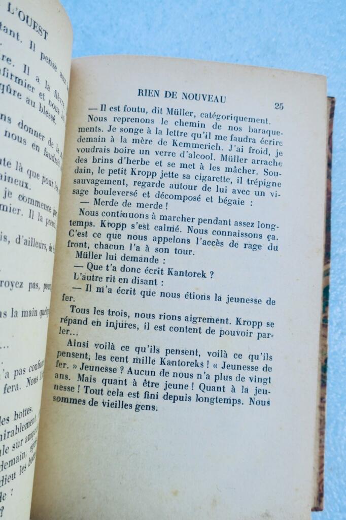 Erich Maria Remarque: Im Westen nichts Neues. 1931