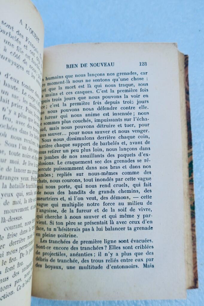 Erich Maria Remarque: Im Westen nichts Neues. 1931