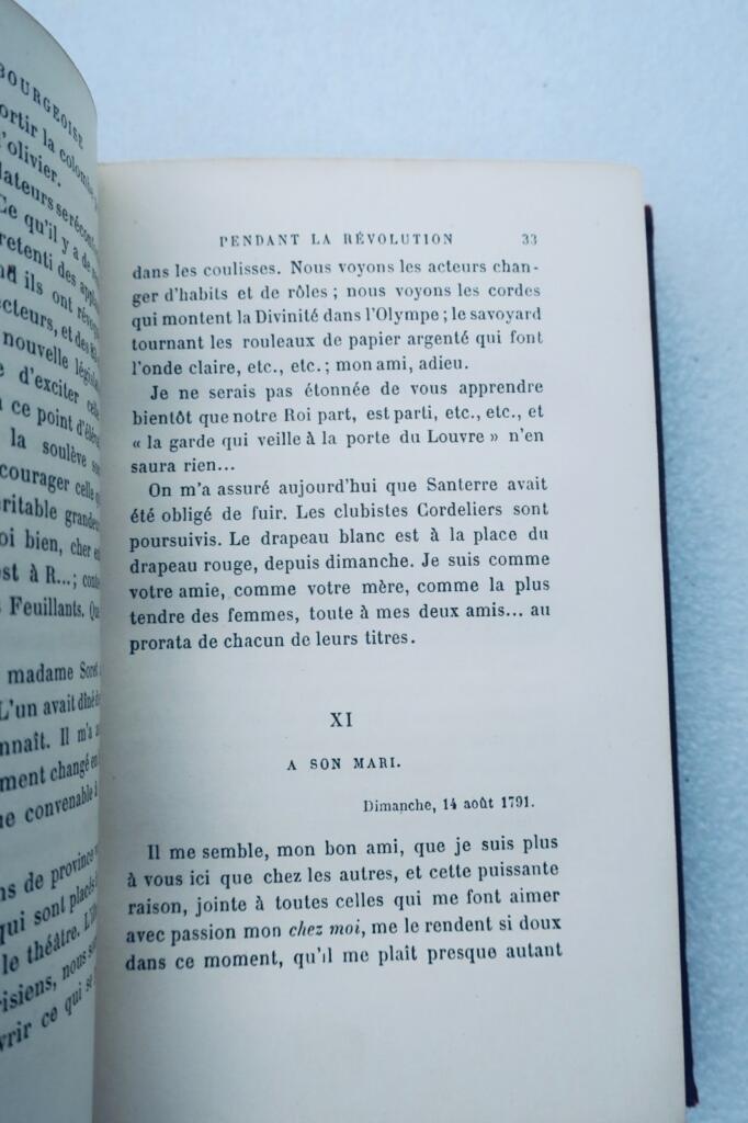 révolution Journal d’une bourgeoise pendant la Révolution