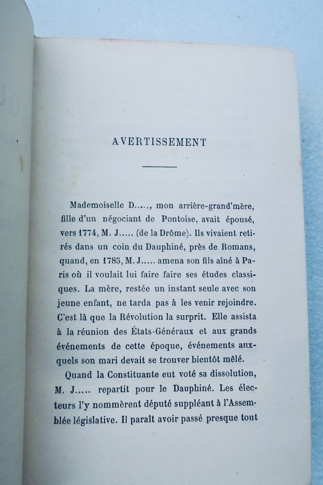 révolution Journal d’une bourgeoise pendant la Révolution - La Librairie Antique