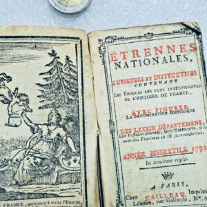 Revolutionary Les Étrennes nationales, curious and instructive 1792
