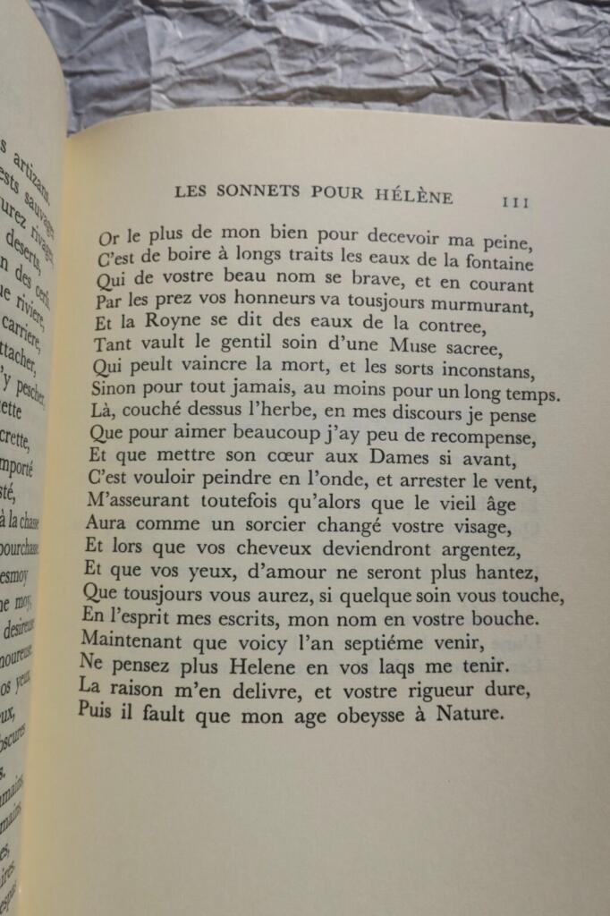 RONSARD P. de *Poésies*