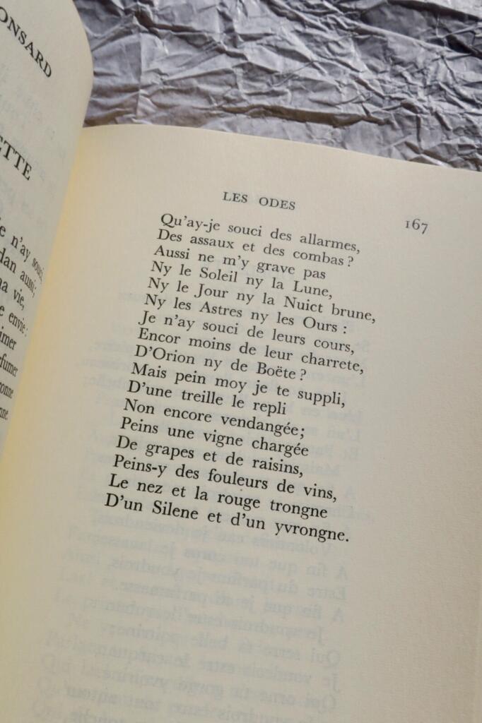 RONSARD P. de *Poésies*