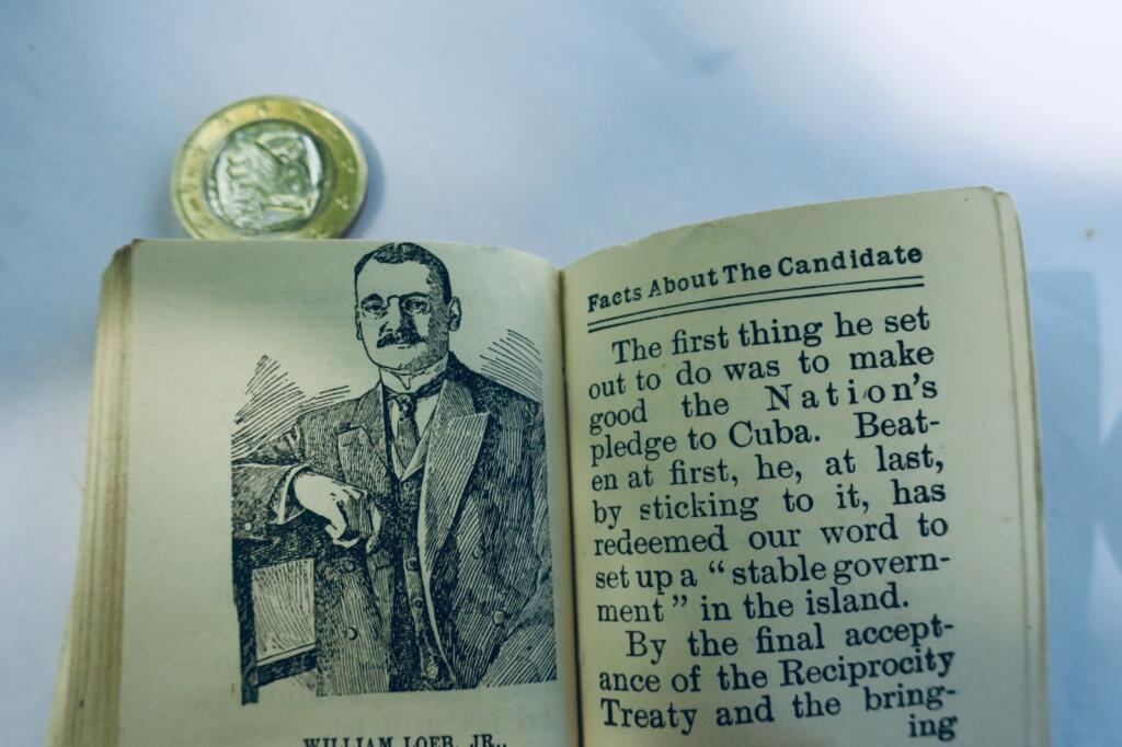 Roosevelt for president FACTS ABOUT THE CANDIDATE miniature book 1904 USA