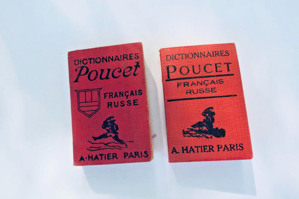 russe-anglais & français-anglais miniature 38 x 54 mm