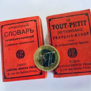 russisch-französisch & französisch-russisch, Miniatur 40 x 59 mm