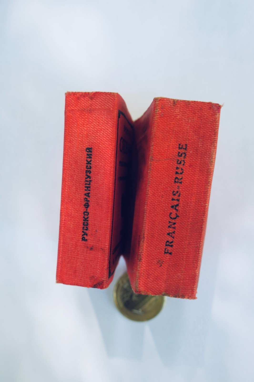 russisch-französisch & französisch-russisch, Miniatur 40 x 59 mm