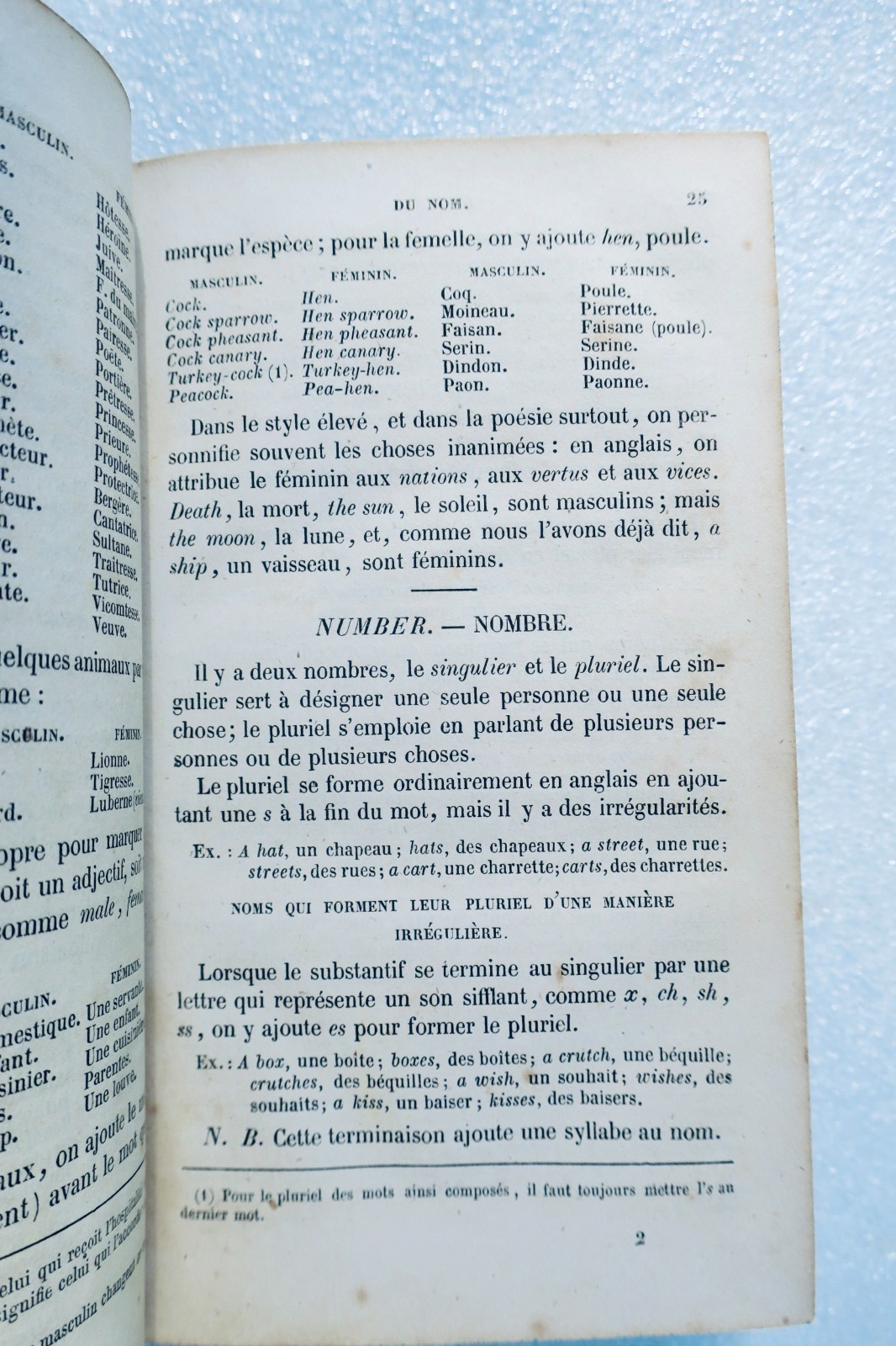 Sadler P. Grammaire pratique de la Langue Anglaise ou Méthode facile 1856 – Image 6