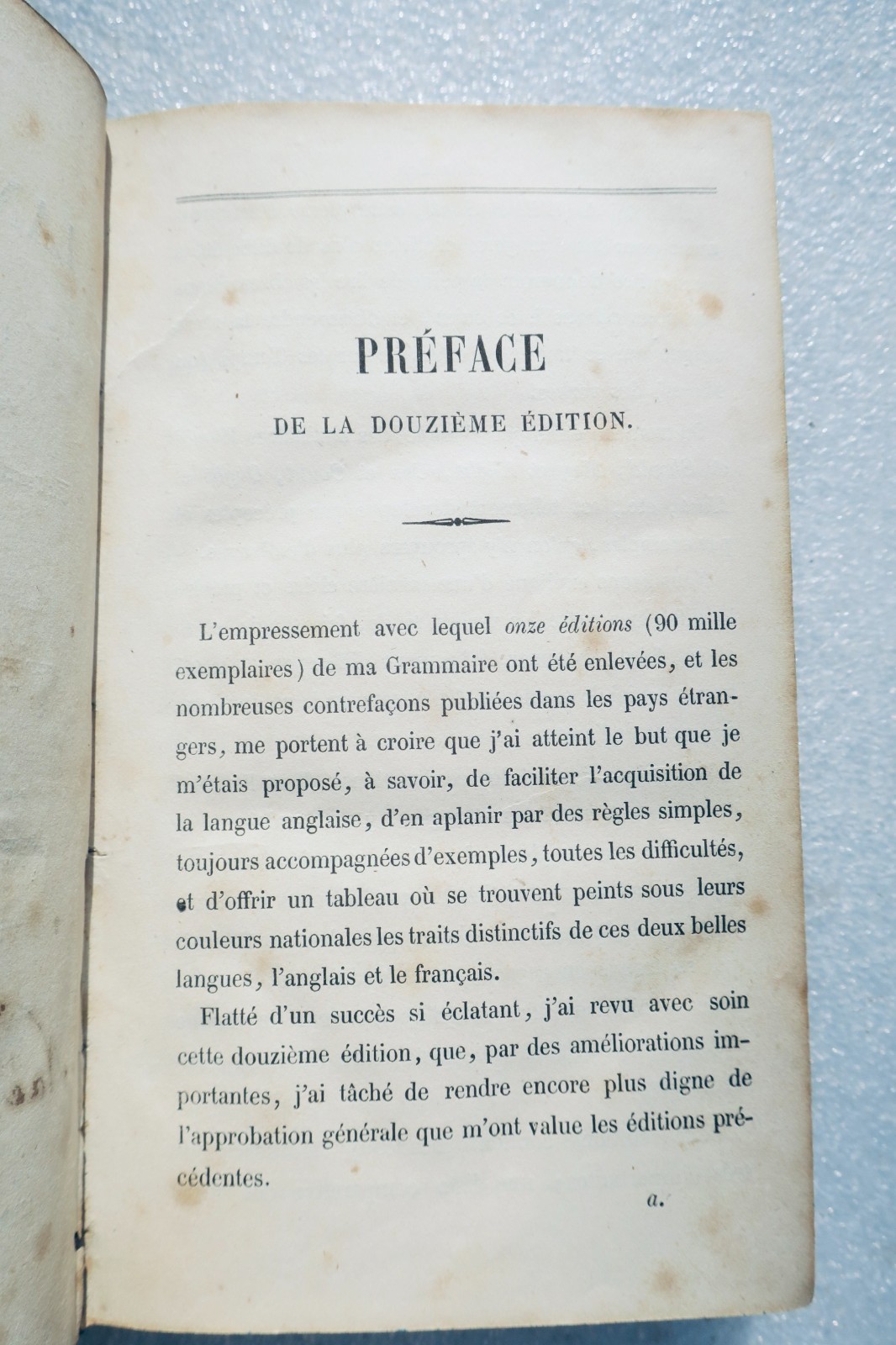 Sadler P. Grammaire pratique de la Langue Anglaise ou Méthode facile 1856 – Image 5