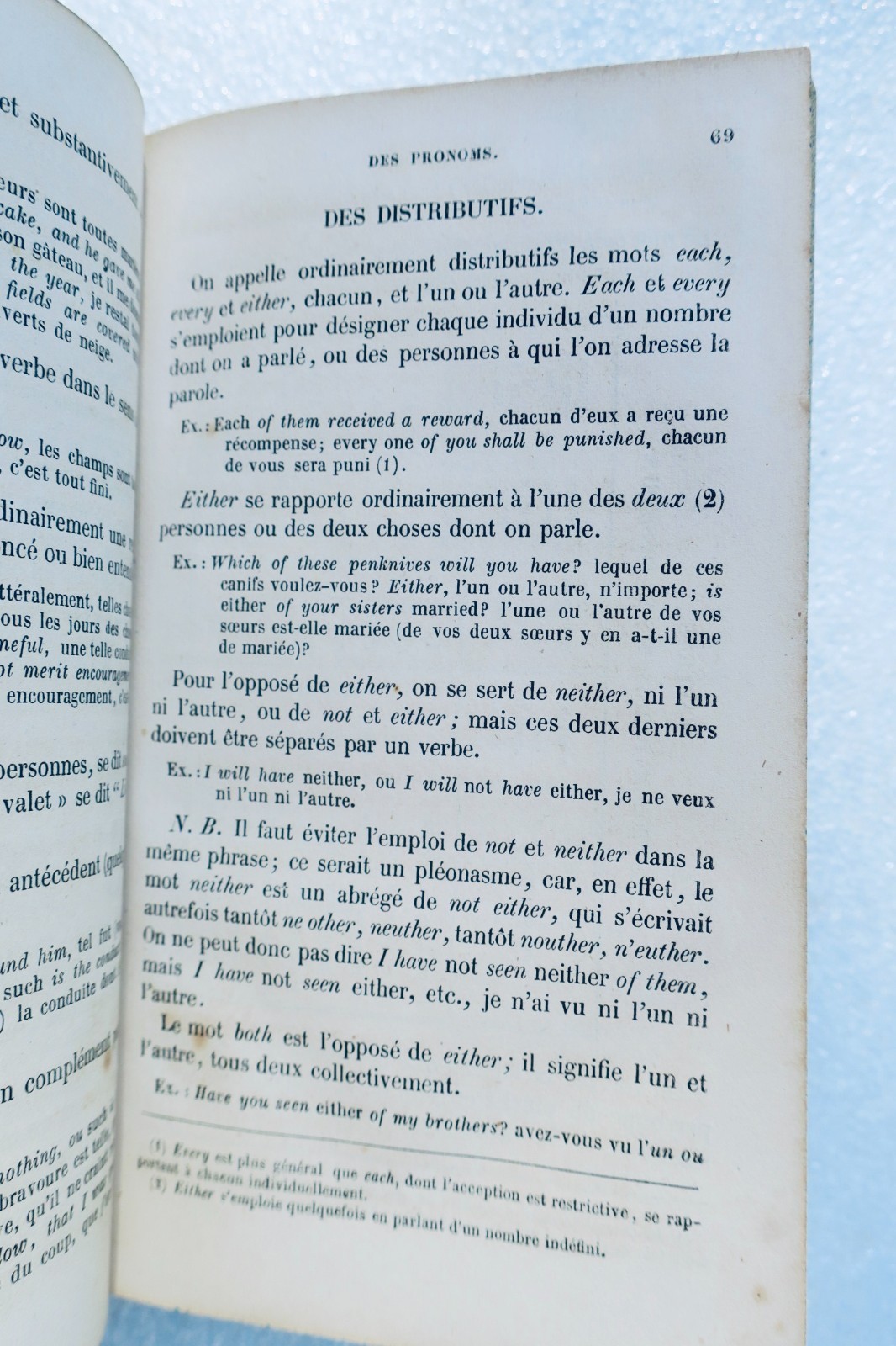 Sadler P. Grammaire pratique de la Langue Anglaise ou Méthode facile 1856 – Image 7