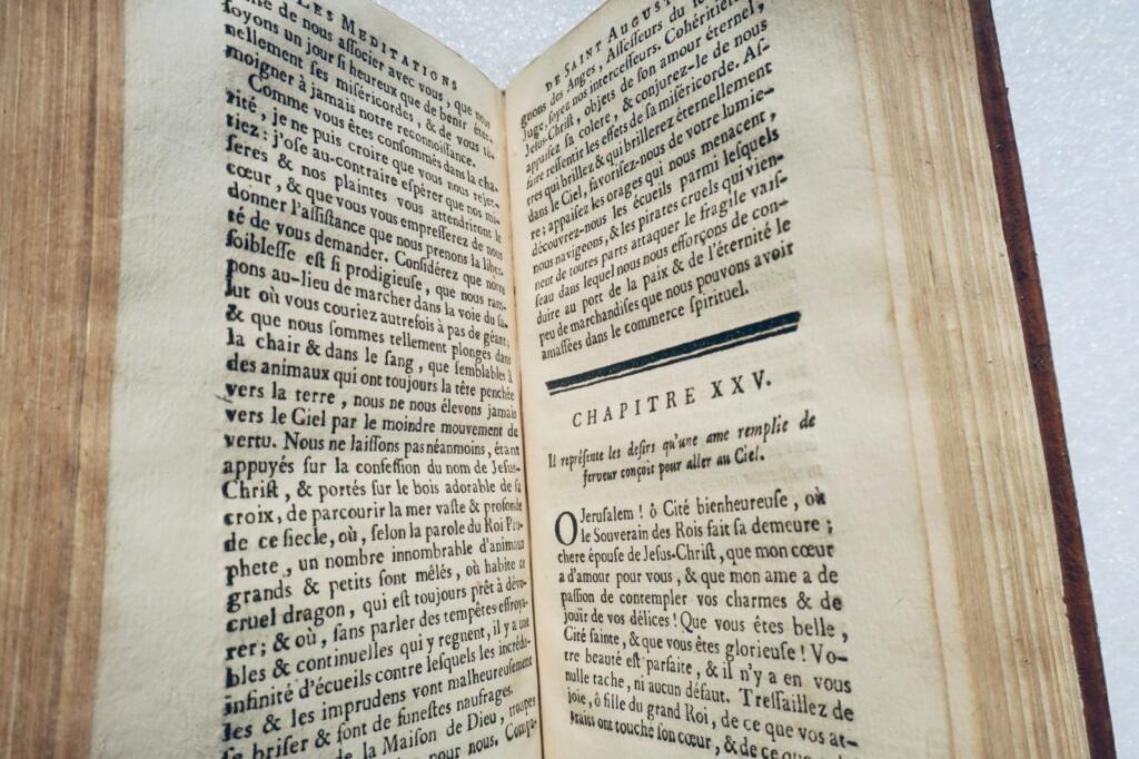 Saint Augustin Les soliloques le manuel et les méditations de ST AUGUSTIN 1756