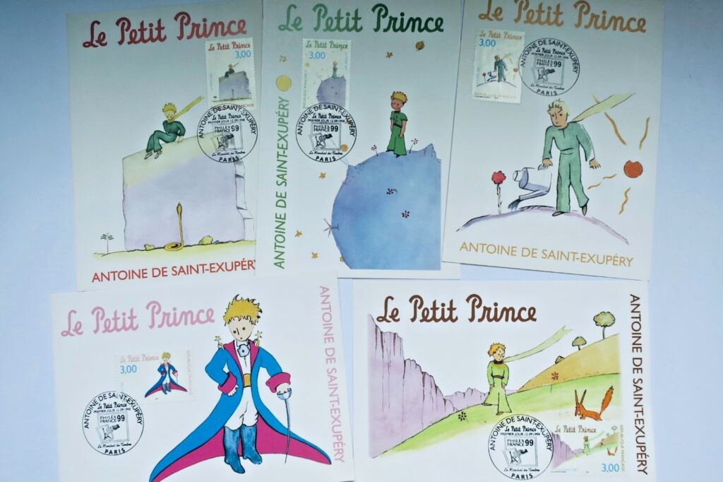 Saint-Exupéry 1er JOUR LE PETIT PRINCE ANTOINE DE SAINT EXUPERY 5 cartes