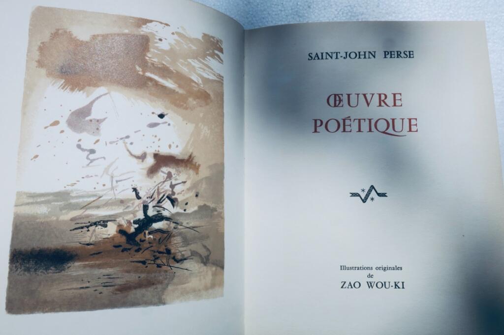 Saint-John Perse, Zao Wo-Ki ill. 詩的作品 PICASSO