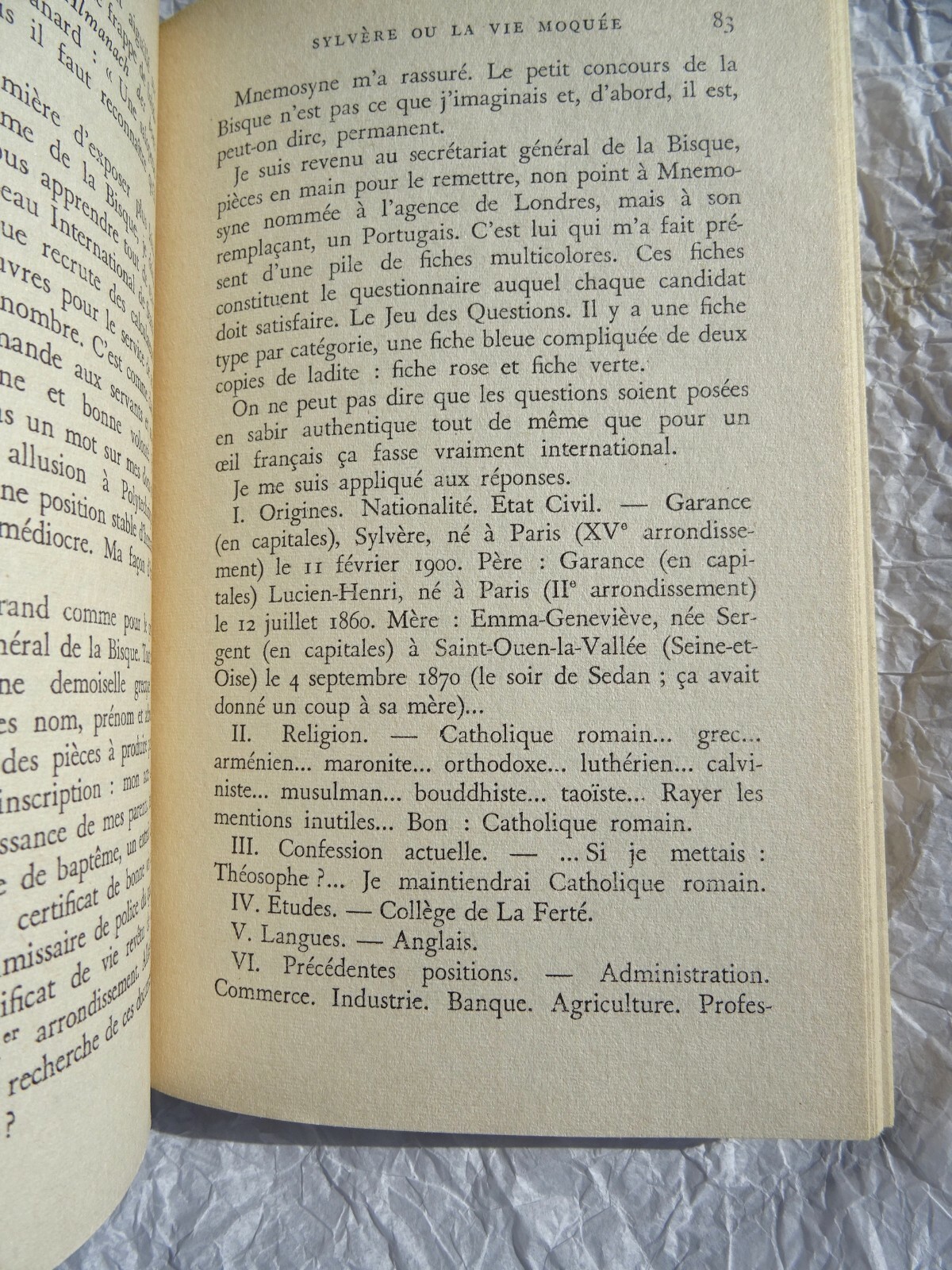 André Sylvère Salmon oder das verspottete Leben Gallimard Blanche