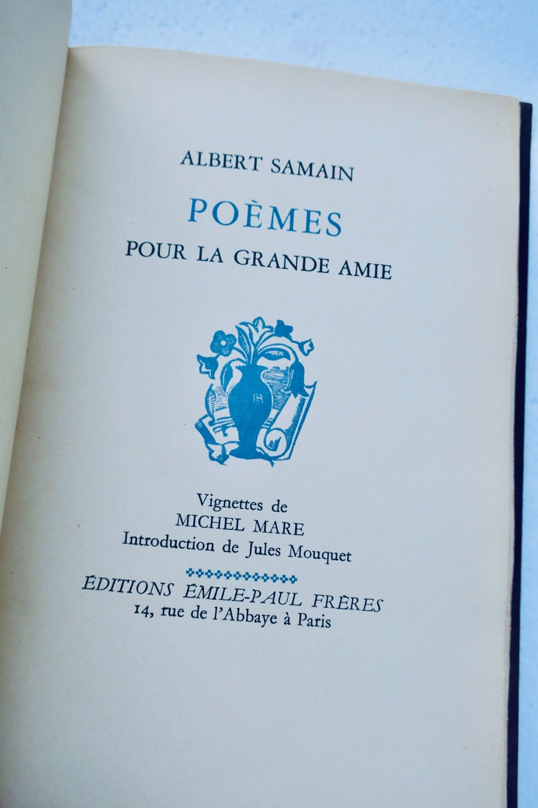 SAMAIN (Albert) Poèmes pour la grande amie – Image 6