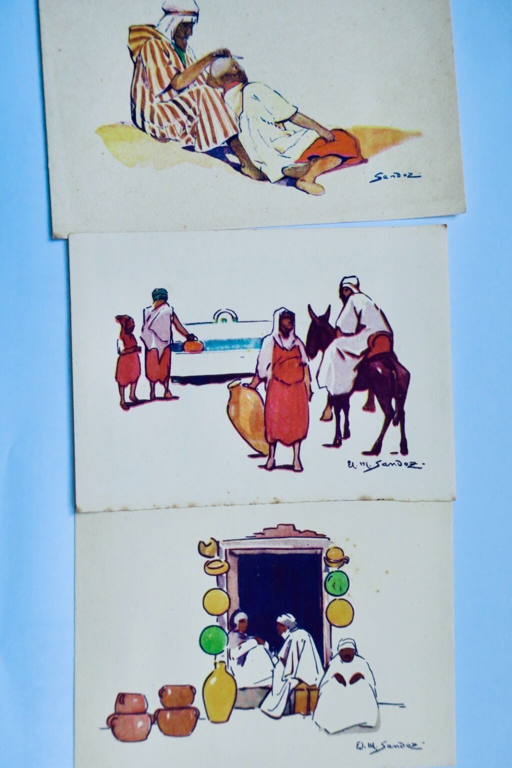 Sandoz 3 CPA AFRIQUE DU NORD