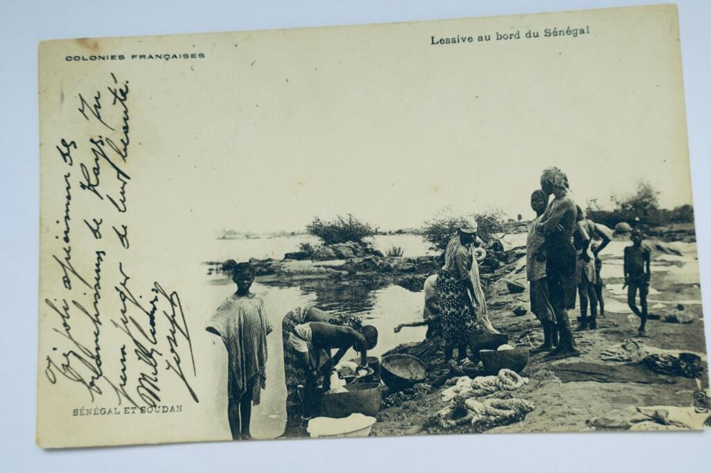 Sénégal Waschmittel am Ufer des Sénégal 1903
