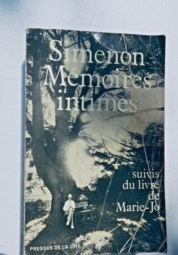 SIMENON Georges MEMOIRES INTIMES – SIMENON