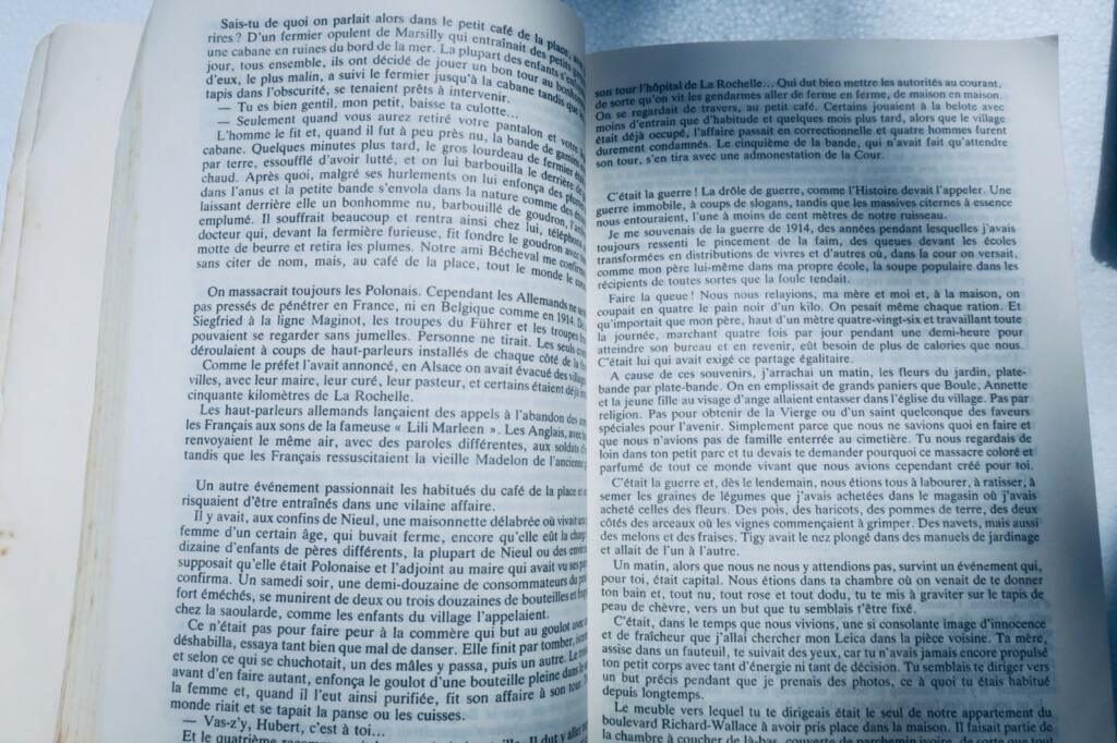 SIMENON Georges MEMOIRES INTIMES – SIMENON