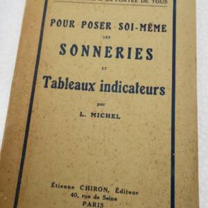 sonnerie Pour poser soi-même les sonneries et tableaux indicateurs