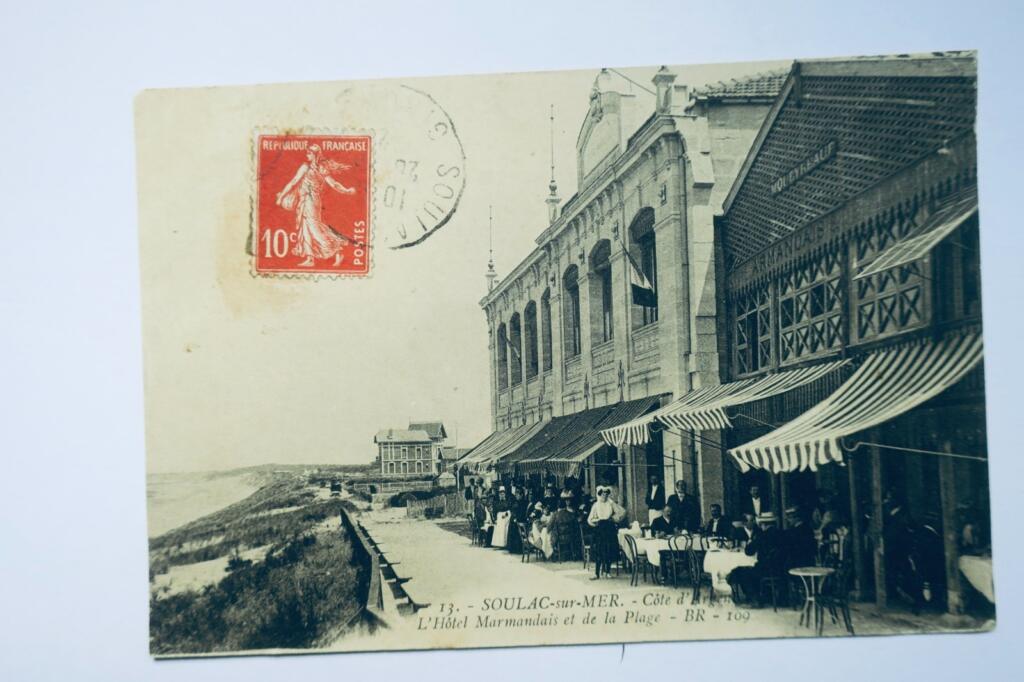 SOULAC-SUR-MER - L'Hôtel Marmandais und vom Strand 33 Café