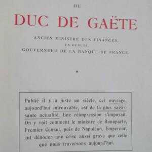 Souvenirs, Opignions et Ecrits du Duc de Gaëte, ancien Ministre