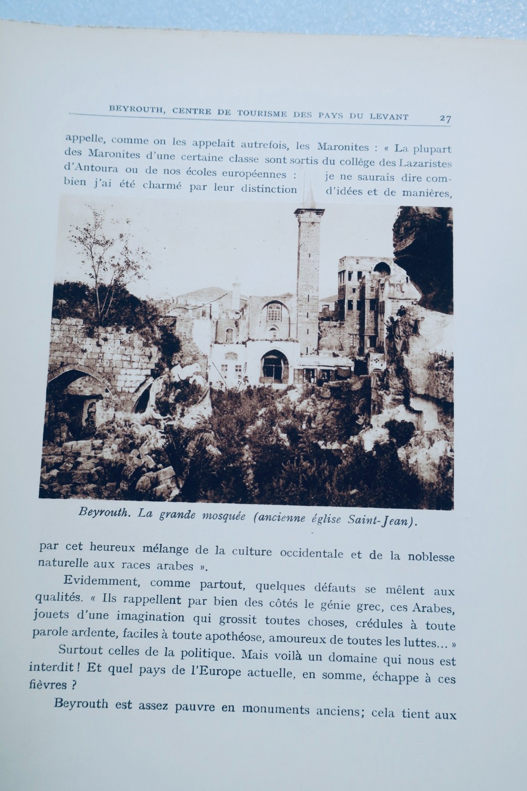 敘利亞與黎巴嫩全彩凹版相片集 1932年