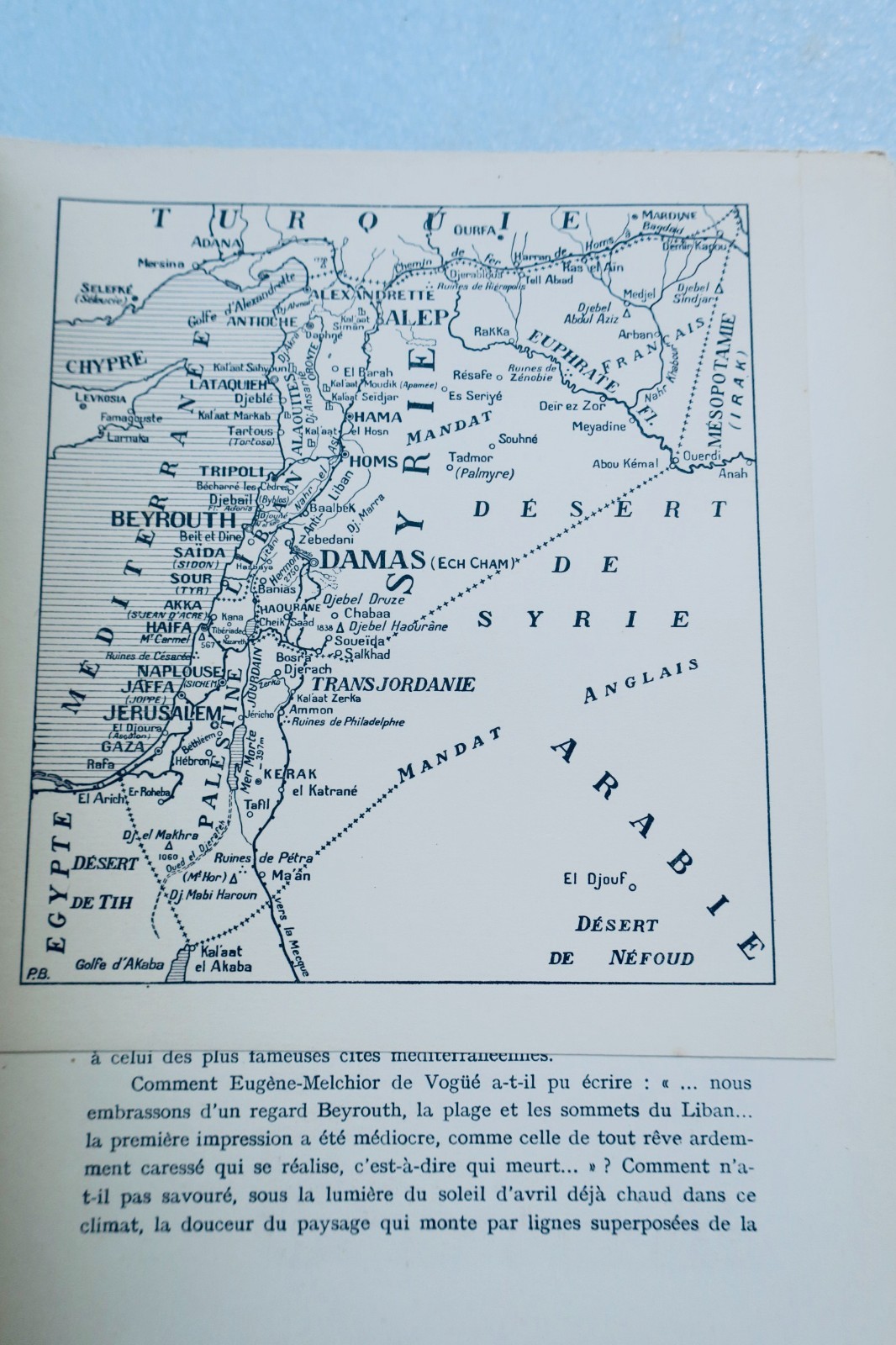 敘利亞與黎巴嫩全彩凹版相片集 1932年