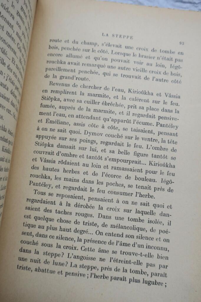 TCHEKHOV ANTONE LA STEPPE 1925