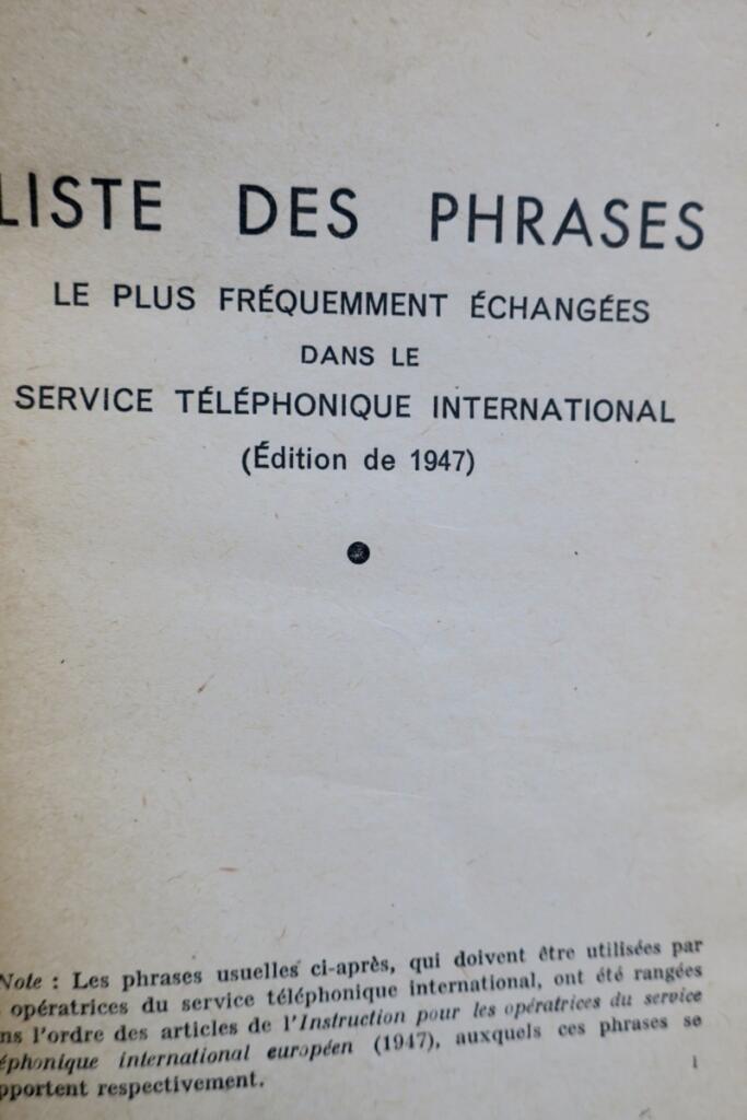 International Telephone Consultative Committee telephone