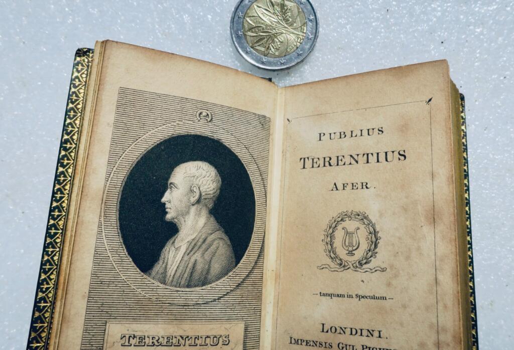 Terence Publius Terentius Afer 50 x 88 mm. Miniatur