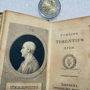 Terence Publius Terentius Afer, 50 x 88 mm miniature