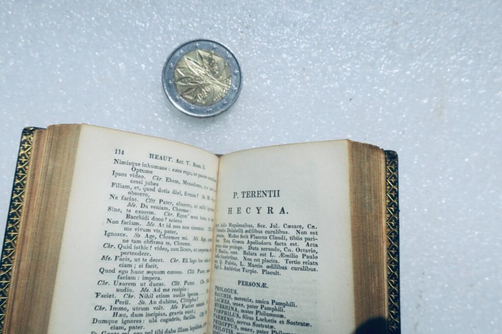 Terence Publius Terentius Afer 50 x 88 mm. Miniatur