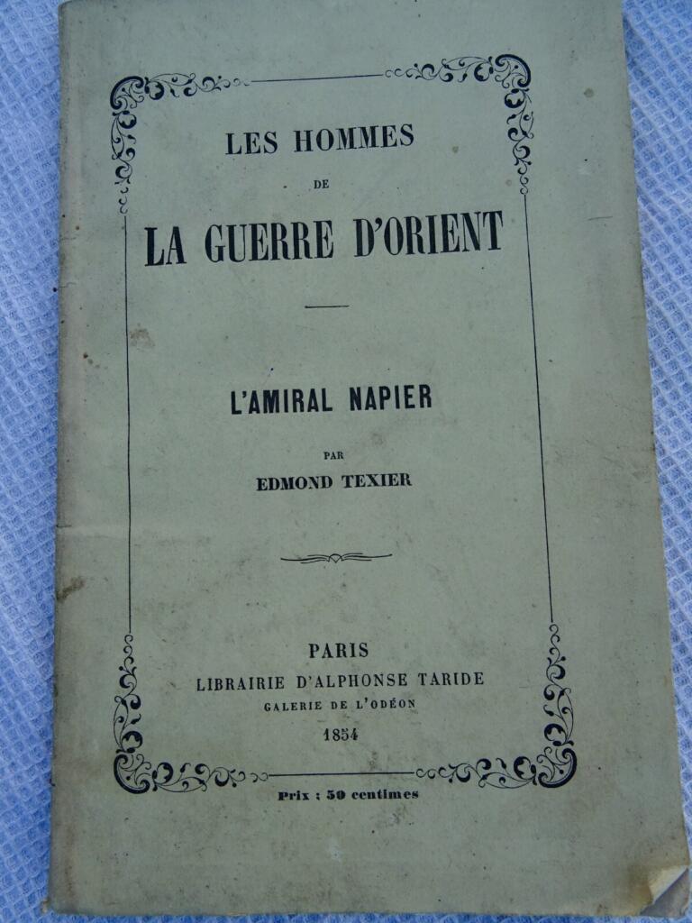 TEXIER Les hommes de la Guerre d'Orient 1854
