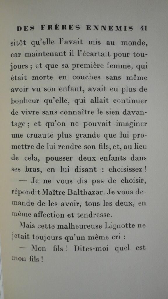 THARAUD Jérôme und Jean La Chronique der feindlichen Brüder. auf Hadernpapier