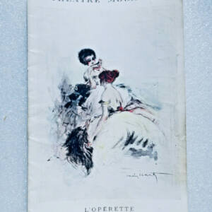 Théâtre Mogador La petite fonctionnaire- ill. Louis Icart