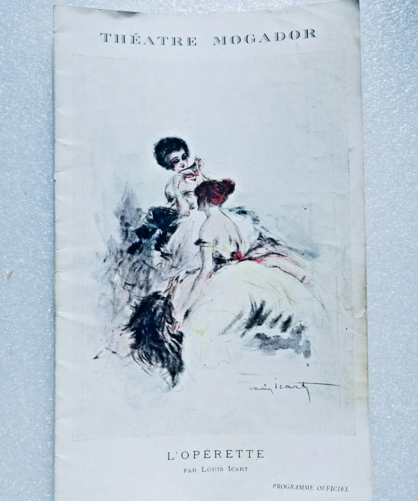 Théâtre Mogador La petite fonctionnaire- ill. Louis Icart