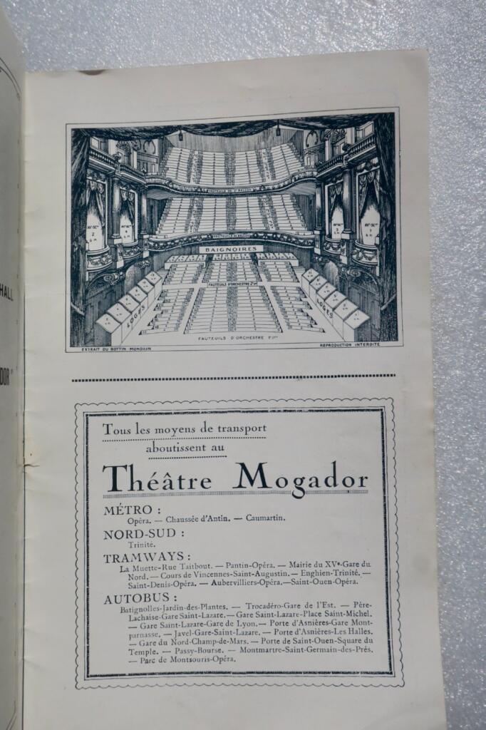 Théâtre Mogador La petite fonctionnaire- ill. Louis Icart