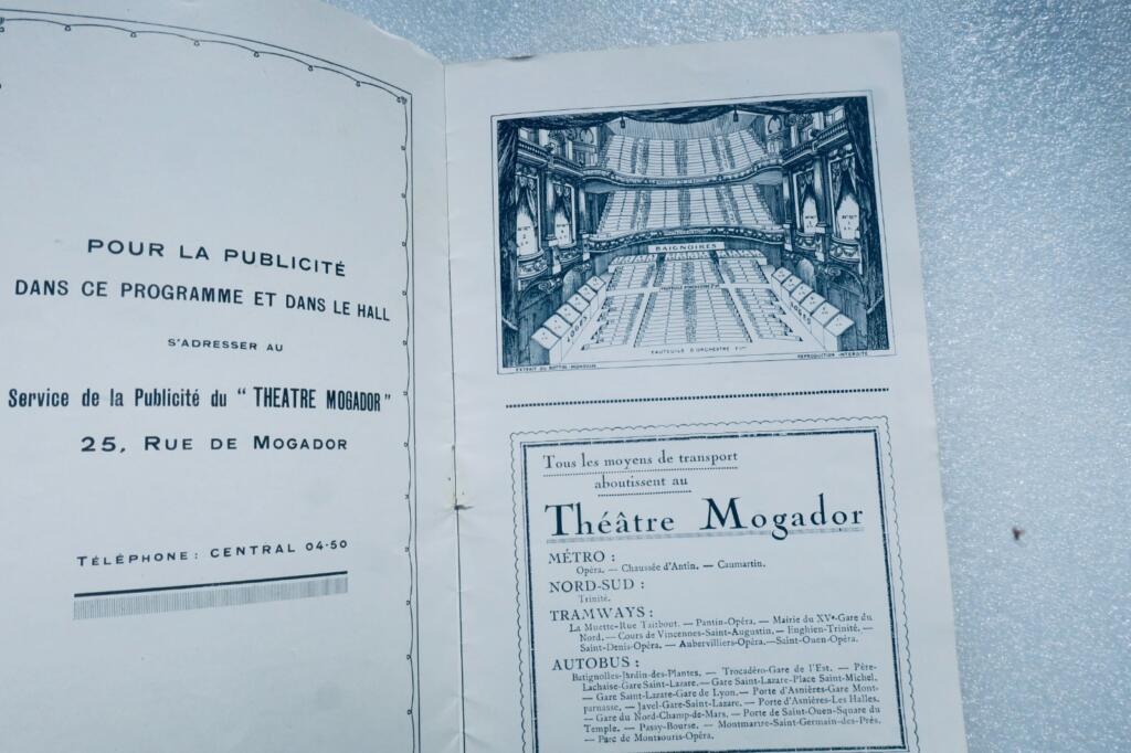 Théâtre Mogador La petite fonctionnaire- ill. Louis Icart