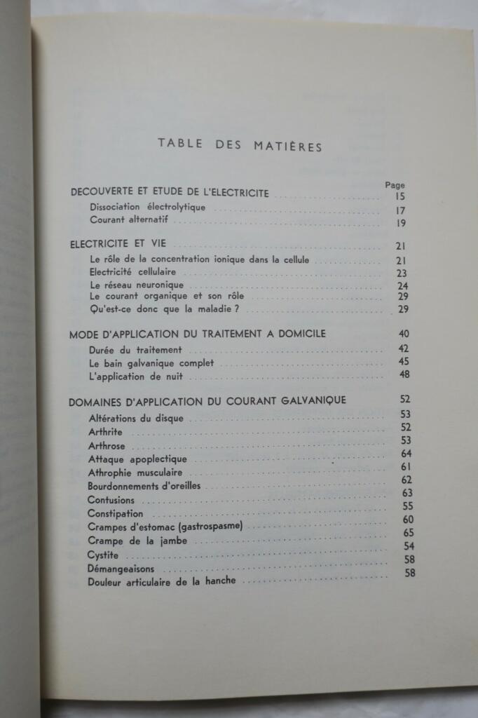 Therapeutic Modern at Home with Low Galvanic Current 1961