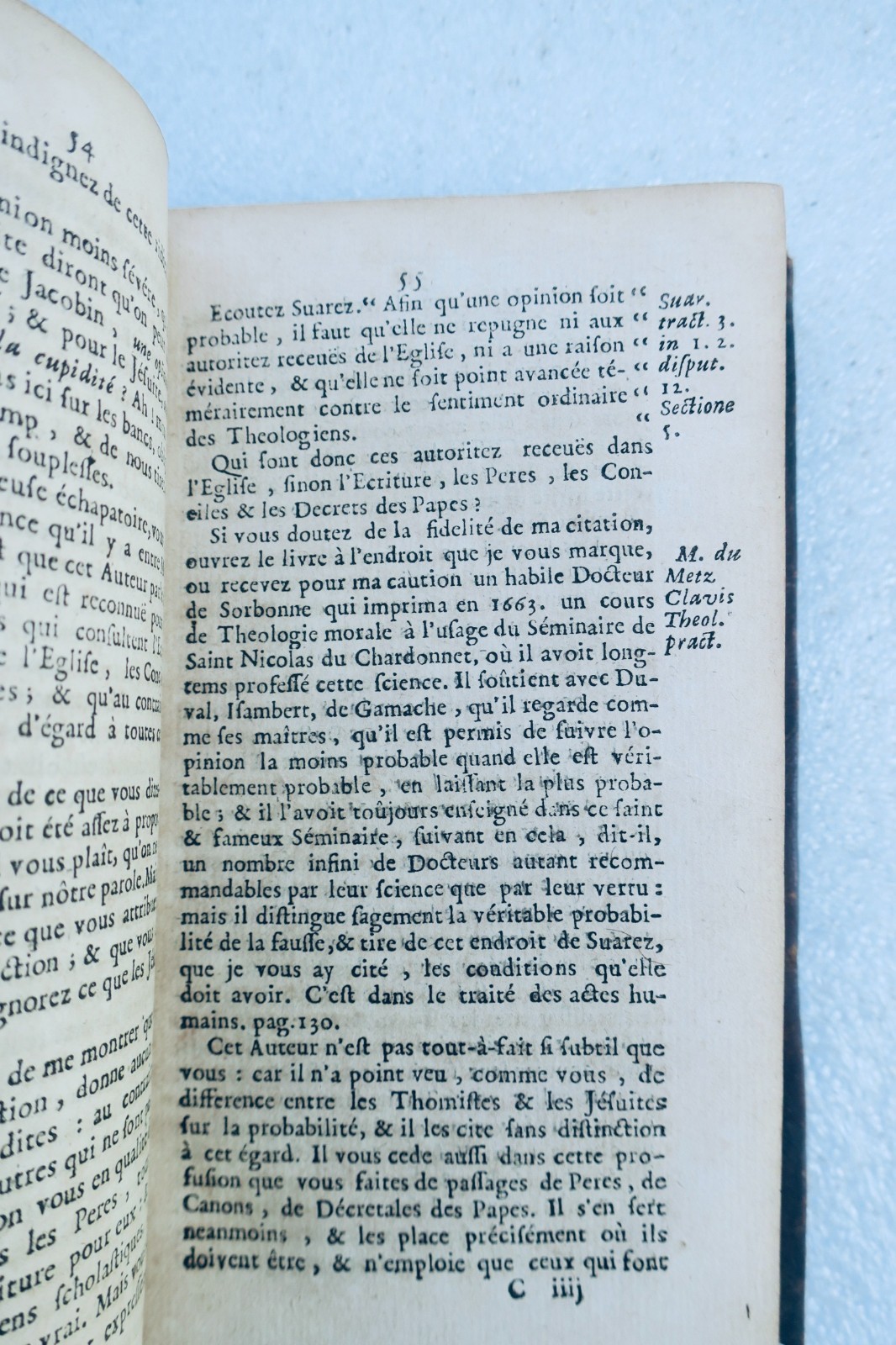 トミス会のイエズス会員、神学書簡集、1698年、アレクサンドル師宛