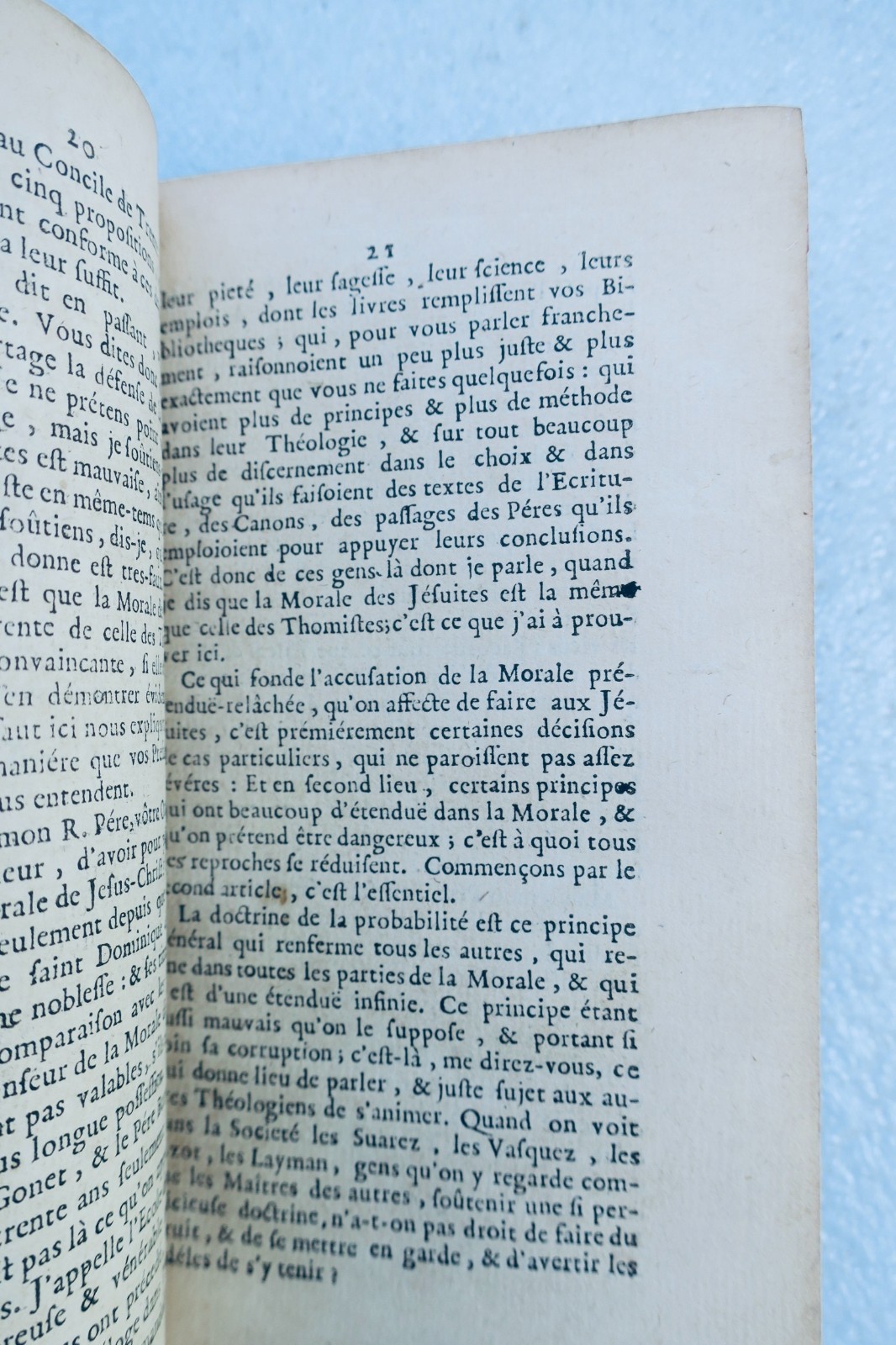 トミス会のイエズス会員、神学書簡集、1698年、アレクサンドル師宛