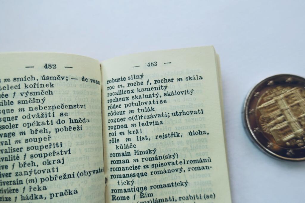 Übersetzer Wörterbuch Lilliput Französisch Tschechisch Miniatur 36 × 48 mm